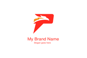 Falcon Chat Logo – Bold Hawk Head in a Speech Bubble for Communication, Messaging Apps, or Fast Digital Services Branding